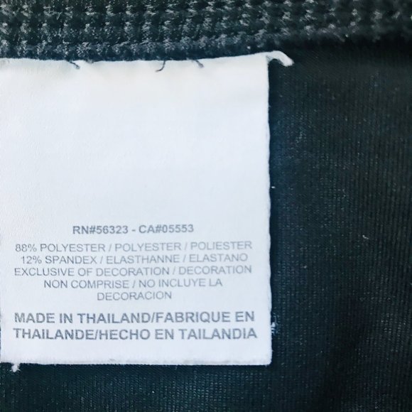 Nike Black Short Straight Leg Athletic Gym Pants - Picture 3 of 7